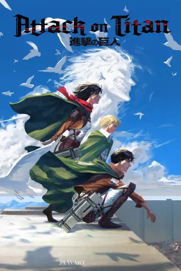 Poster for the TV series "Attack on Titan" #1309993