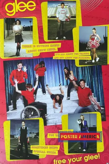 Poster for the TV series "Glee" #1262645