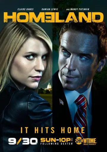 Poster for the TV series "Homeland" #1249795