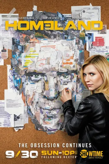 Poster for the TV series "Homeland" #1249814