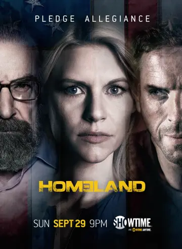 Poster for the TV series "Homeland" #1265695
