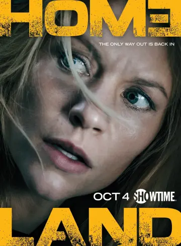 Poster for the TV series "Homeland" #1265718