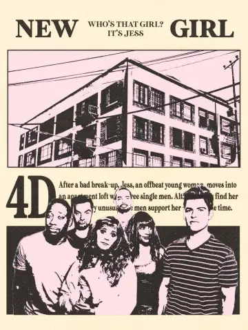 Poster for the TV series "New Girl" #1272170