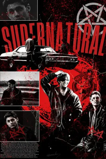 Poster for the TV series "Supernatural" #1233019