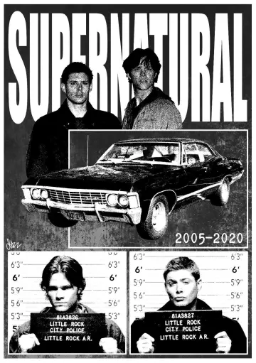 Poster for the TV series "Supernatural" #1233044