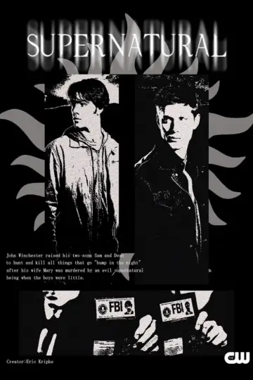 Poster for the TV series "Supernatural" #1233111