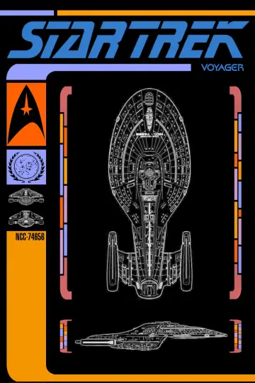 Poster for the TV series "Star Trek: Voyager" #1268196