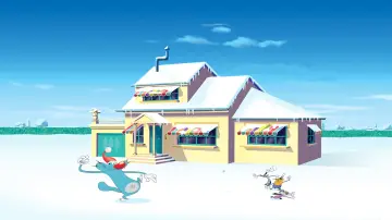 Backdrop for the TV series "Oggy and the Cockroaches" #1283243
