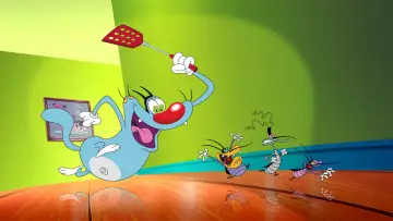 Backdrop for the TV series "Oggy and the Cockroaches" #1283244