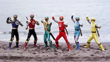 Backdrop for the TV series "Ninpuu Sentai Hurricaneger" #1424094