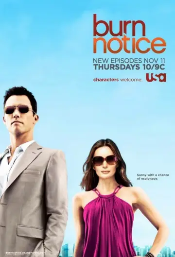 Poster for the TV series "Burn Notice" #1301823