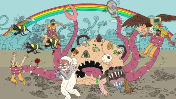 Backdrop for the TV series "Superjail!" #1547846