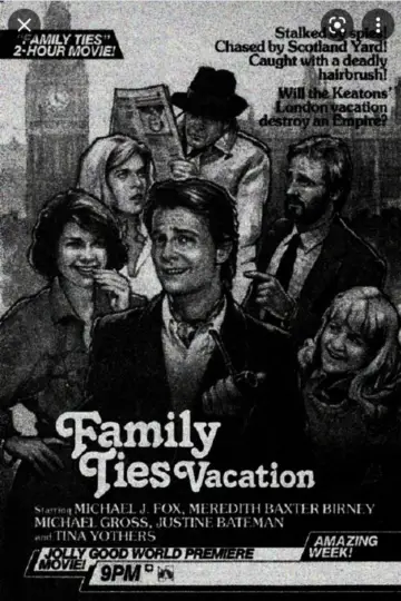 Poster for the TV series "Family Ties" #1333485