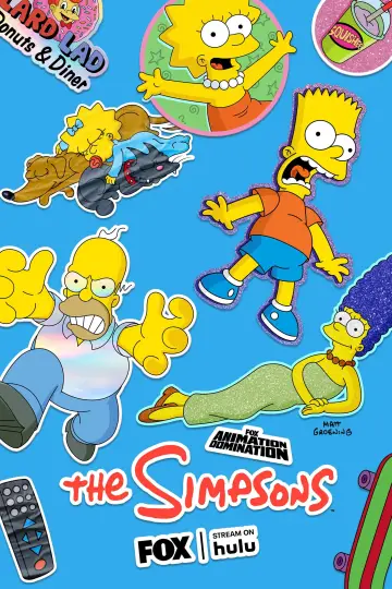 Poster for the TV series "The Simpsons" #1535620