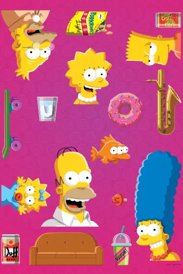 Poster for the TV series "The Simpsons" #1535623