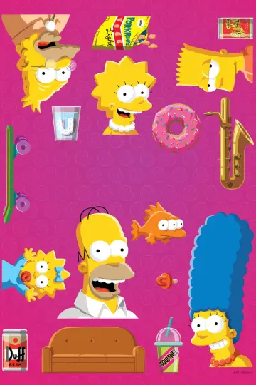 Poster for the TV series "The Simpsons" #1535624