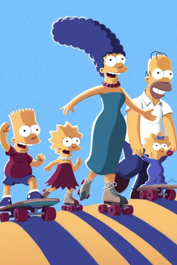 Poster for the TV series "The Simpsons" #1535627