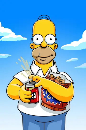 Poster for the TV series "The Simpsons" #1535645
