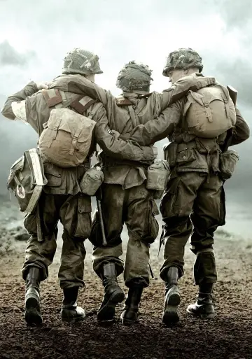 Poster for the TV series "Band of Brothers" #1309493