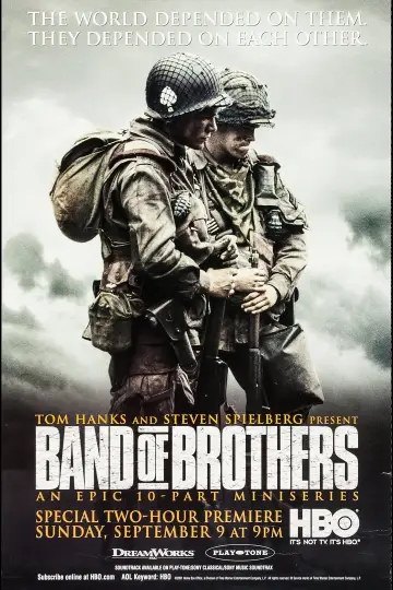 Poster for the TV series "Band of Brothers" #1309500