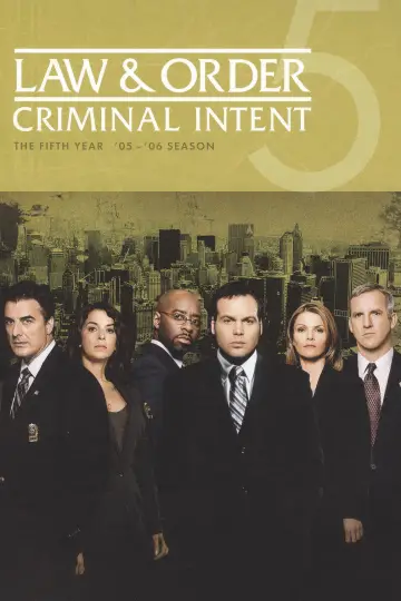 Poster for the TV series "Law & Order: Criminal Intent" #1262380