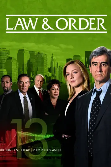 Poster for the TV series "Law & Order" #1238399