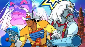 Backdrop for the TV series "BraveStarr" #1396425