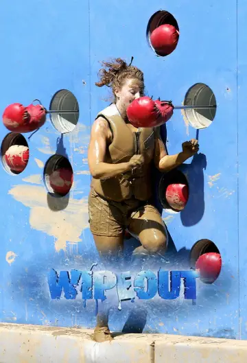 Poster for the TV series "Wipeout" #1449875