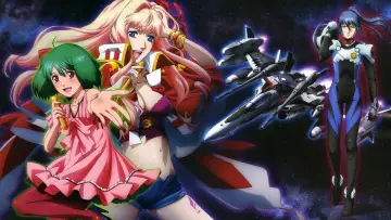 Backdrop for the TV series "Macross Frontier" #1372538