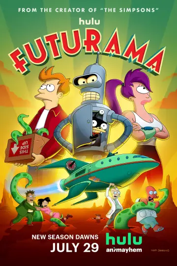 Poster for the TV series "Futurama" #1244379