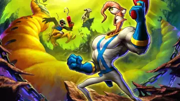 Backdrop for the TV series "Earthworm Jim" #1444594