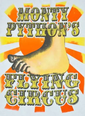 Poster for the TV series "Monty Python