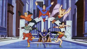 Backdrop for the TV series "Super Friends" #1371721