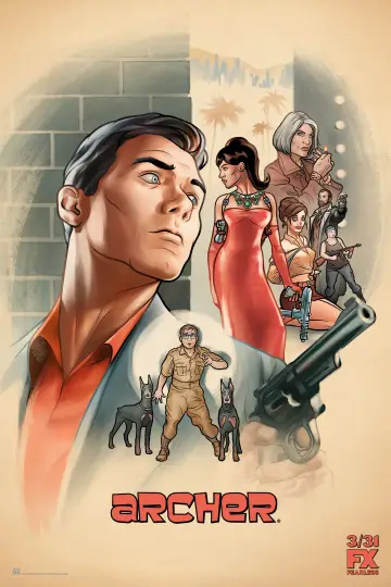 Poster к сериалу "Archer" #1300338