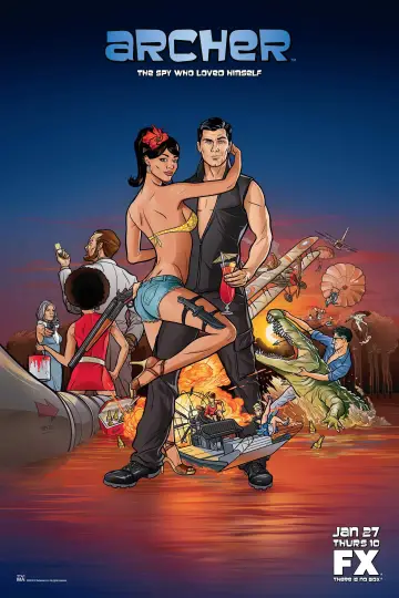 Poster к сериалу "Archer" #1300339