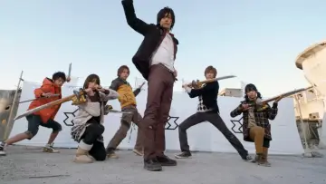 Backdrop for the TV series "Samurai Sentai Shinkenger" #1364569