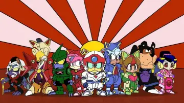 Backdrop for the TV series "Samurai Pizza Cats" #1405252