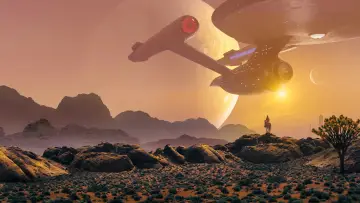 Backdrop for the TV series "Star Trek: Strange New Worlds" #1219500