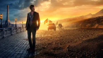 Backdrop for the TV series "No Man