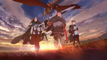 Backdrop for the TV series "DOTA: Dragon