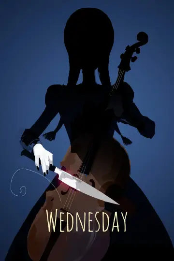Poster for the TV series "Wednesday" #1273408