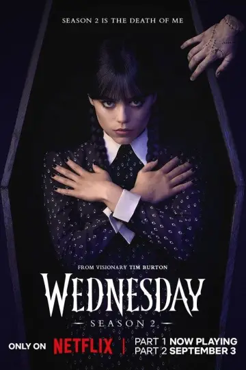 Poster for the TV series "Wednesday" #1273419