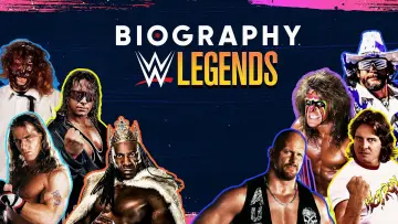 Backdrop for the TV series "Biography: WWE Legends" #1497223