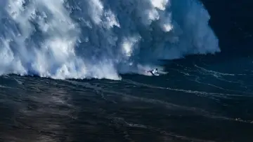 Backdrop for the TV series "100 Foot Wave" #1502550