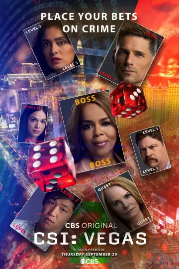 Poster for the TV series "CSI: Vegas" #1356612