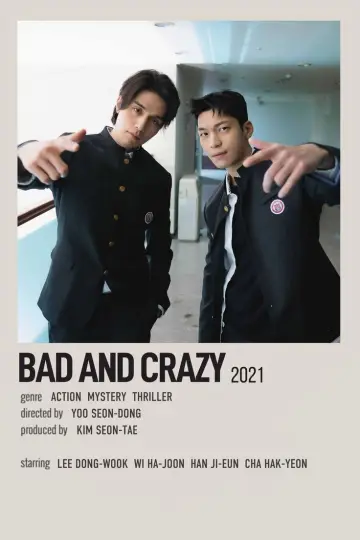 Poster for the TV series "Bad and Crazy" #1592793