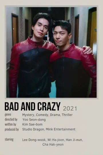 Poster for the TV series "Bad and Crazy" #1592794