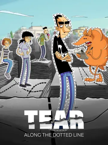 Poster for the TV series "Tear Along the Dotted Line" #1455564
