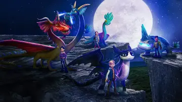 Backdrop for the TV series "Dragons: The Nine Realms" #1381255