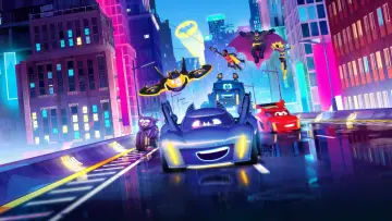 Backdrop for the TV series "Batwheels" #1328371